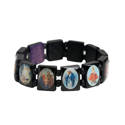 Rosenkranz Armband aus Naturholz