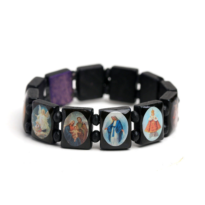 Rosenkranz Armband aus Naturholz